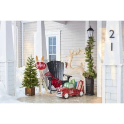 Holiday Living 7-ft Christmas Garland Lamp Post With 50 Warm White LED Lights -Northlight Paradise 50175116c L