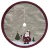 Holiday Living Christmas Tree Skirt With Santa 48-in -Northlight Paradise 53345196 L