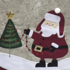 Holiday Living Christmas Tree Skirt With Santa 48-in 7 Holiday Living Christmas Tree Skirt With Santa 48-in -Northlight Paradise 53345196c L