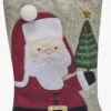 Holiday Living Christmas Stocking Grey With Santa 20-in -Northlight Paradise 53345197b L