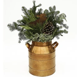Devry Greenhouse Fresh Christmas Greenery Planter